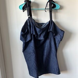 Stylish Navy Blue Women's Top